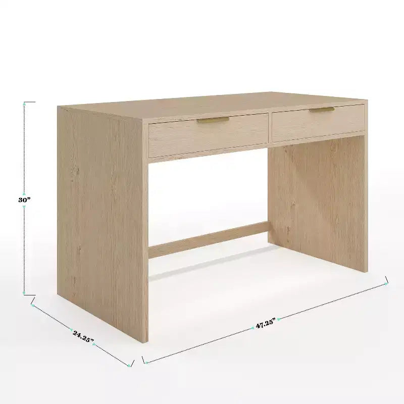 Bureau modulaire 2 tiroirs Kayden