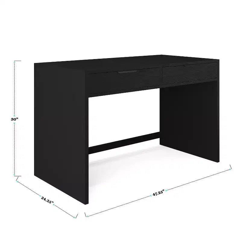 Bureau modulaire 2 tiroirs Kayden