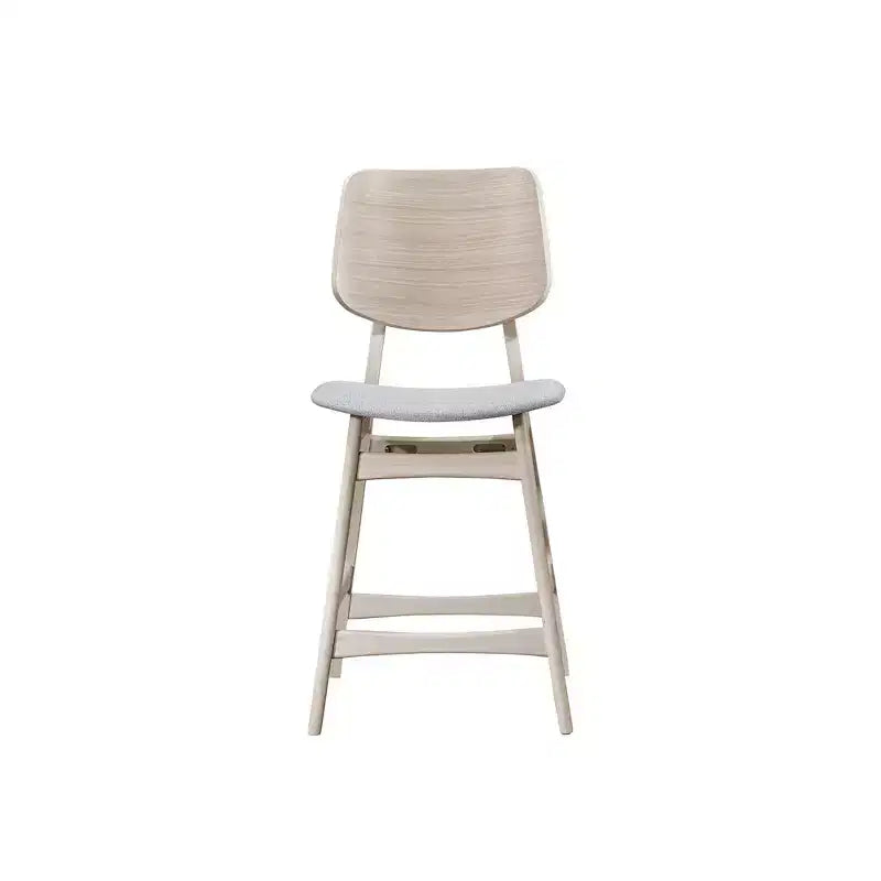 Ensemble de salle à manger Oscar 5 pièces en frêne blanc hauteur comptoir