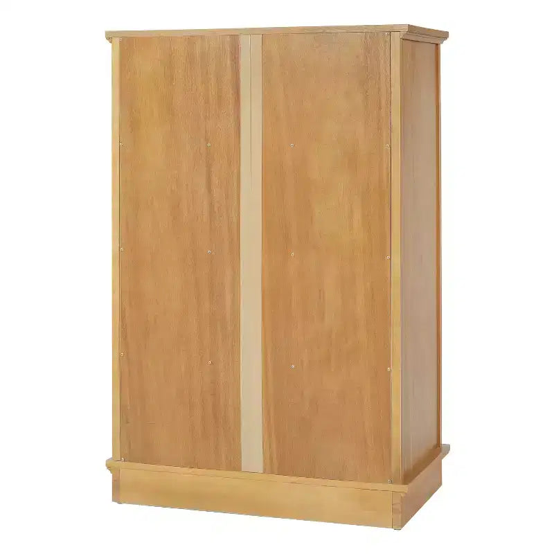 Meuble de rangement en bois Bradley Modern Farmhouse avec 8 portes vitrées